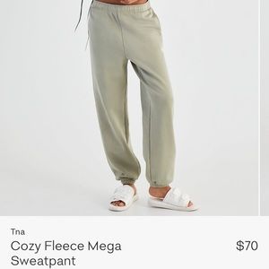 TNA Cozy Fleece Mega sweatpants Medium